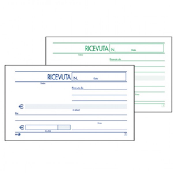 Blocco ricevute generiche - 2 copie autoricalcanti - 10 x 17cm - 50 fogli - BM Blocco ricevute generiche - 2 copie autoricalcanti - 10 x 17cm - 50 fogli - BM