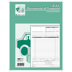 Blocco DDT - 33 fogli 3 copie autoricalcanti - 29,7 x 22cm - Edipro