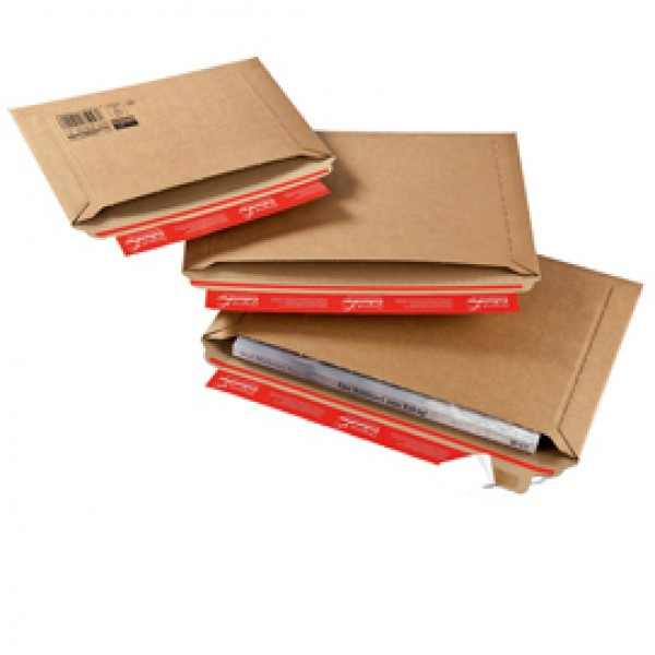 Busta in cartone CP 015 F Flute - formato B4+ (400x285 mm) - altezza massima 50 mm - ColomPac Busta in cartone CP 015 F Flute - formato B4+ (400x285 mm) - altezza massima 50 mm - ColomPac