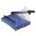 Taglierina a leva 3023 - A4 - 385x405x410 mm - 310 mm (A4) - capacità taglio 20 fg - con blocca lama - blu - Titanium