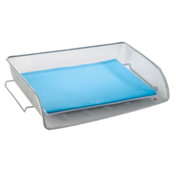 Portacorrispondenza Mesh - rete metallica - 35x6,5x29 cm - argento - Alba Portacorrispondenza Mesh - rete metallica - 35x6,5x29 cm - argento - Alba