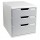 Cassettiera Modulo A4 -  28,8 x 32 x 35 cm - 3 cassetti - grigio/granito - Exacompta