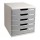 Cassettiera Modulo A4 -  28,8 x 32 x 35 cm - 5 cassetti - grigio/granito - Exacompta