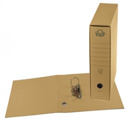 Registratore Eco New - dorso 8 cm - protocollo 23 x 33 cm - camoscio - Brefiocart