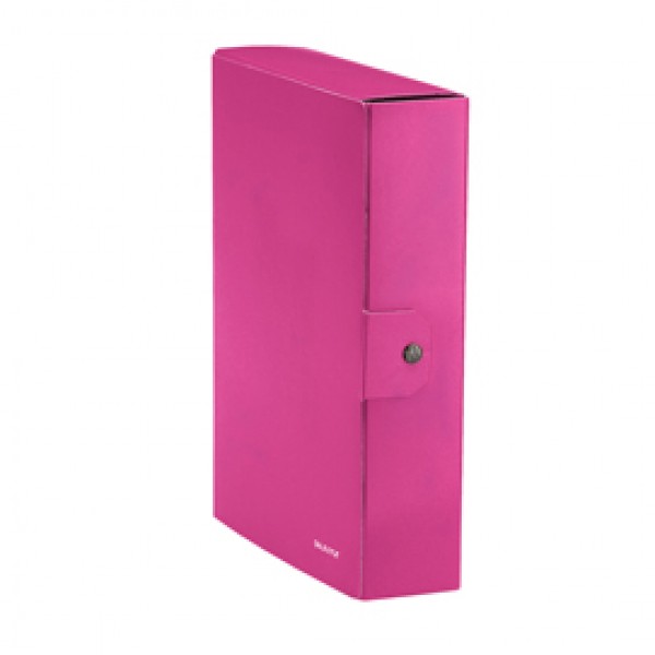 Scatola progetto WOW - dorso 8 cm - fucsia metallizzato - Leitz Scatola progetto WOW - dorso 8 cm - fucsia metallizzato - Leitz