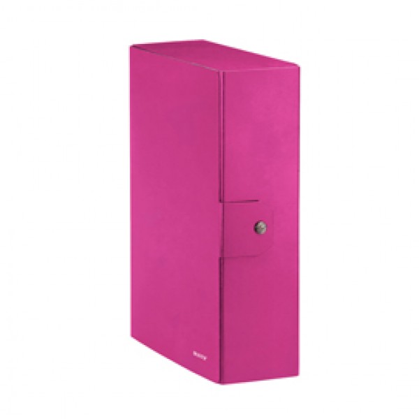 Scatola progetto WOW - dorso 10 cm - fucsia metallizzato - Leitz Scatola progetto WOW - dorso 10 cm - fucsia metallizzato - Leitz