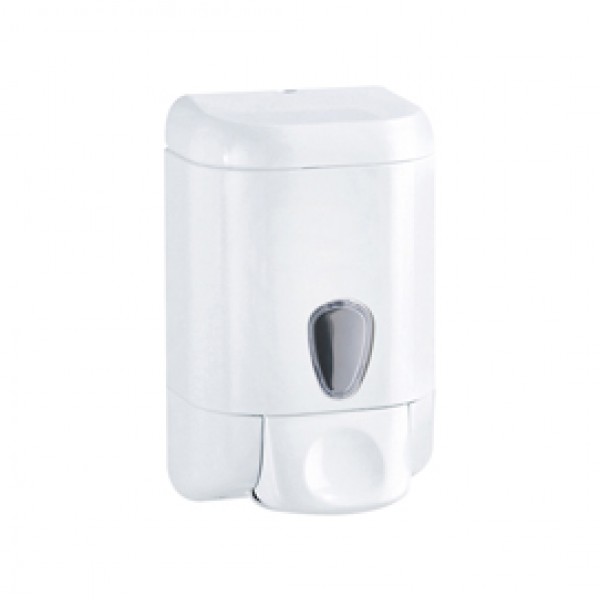Dispenser da muro Prestige per sapone liquido - capacità 1 L - bianco/azzurro trasparente - Mar Plast Dispenser da muro Prestige per sapone liquido - capacità 1 L - bianco/azzurro trasparente - Mar Plast