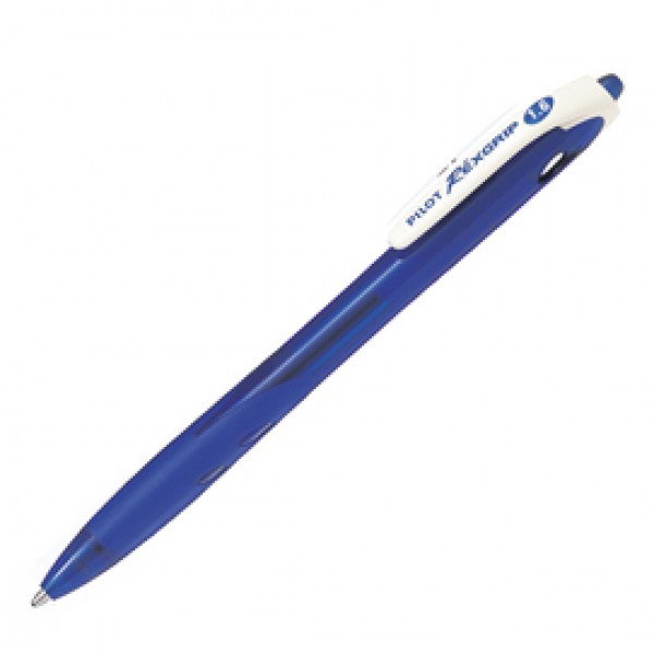 Penna a sfera a scatto Rexgrip Begreen - punta 1,6mm - blu  - Pilot