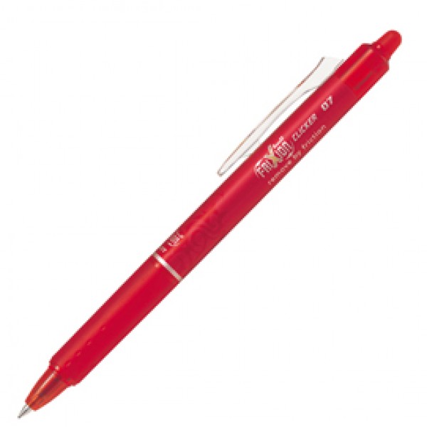 Penna a sfera a scatto Frixionball Clicker - punta 0,7mm - rosso - Pilot Penna a sfera a scatto Frixionball Clicker - punta 0,7mm - rosso - Pilot
