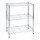 Libreria Archimede Light - 3 ripiani - acciaio cromato - 36x60x75 cm - Serena Group