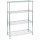 Libreria Archimede Light - 4 ripiani - acciaio cromato - 36x90x137 cm - Serena Group