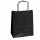 Shopper Twisted - maniglie cordino - 45  x 15 x 50 cm - carta kraft - nero - Mainetti Bags - conf. 25 pezzi