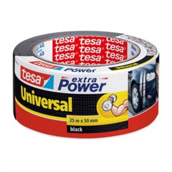 Nastro adesivo Tesa® Extra Power Universal - nero - 25 m x 50 mm