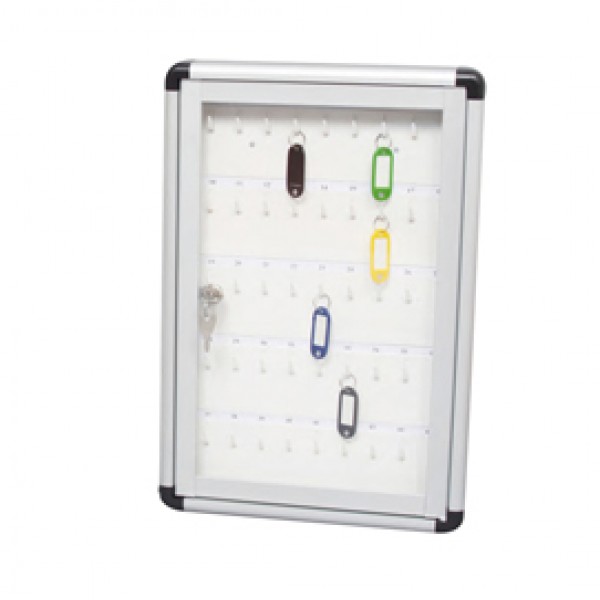 Bacheca murale portachiavi - 30 x 45 cm - 45 posti chiave - Metalplus Bacheca murale portachiavi - 30 x 45 cm - 45 posti chiave - Metalplus