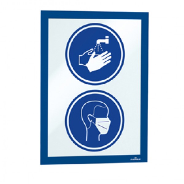 Cornice espositiva Duraframe® - A4 - 21 x 29,7 cm - blu - Durable