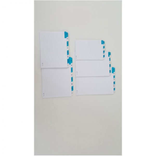 Schede - rubrica A/Z - 17x24 cm (orizzontale) - bianco - Edipro Schede - rubrica A/Z - 17x24 cm (orizzontale) - bianco - Edipro