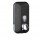 Dispenser Soft Touch per sapone liquido - 10,2x9x21,6 cm - capacità 0,55 L - nero - Mar Plast
