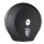 Dispenser Soft Touch di carta igienica in rotolo Mini Jumbo - 27x12,8x27,3 cm - plastica - nero - Mar Plast