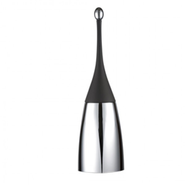 Portascopino Soft Touch - 12x12x48,5 cm - nero - Mar Plast Portascopino Soft Touch - 12x12x48,5 cm - nero - Mar Plast