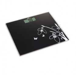 Bilancia elettronica Pesapersone - 26 x 30 x 1,7 cm - capacità massima 150 kg - nero - Melchioni family