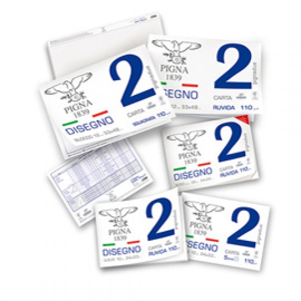 Blocco Pigna2 - 330x480mm - collato - 12fg - 110gr - liscio - Pigna Blocco Pigna2 - 330x480mm - collato - 12fg - 110gr - liscio - Pigna