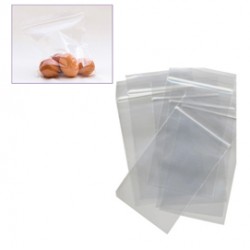 Sacchetti Zip - 25 x 35 cm - 45 micron - PE - trasparente - Viva - conf. 100 pezzi