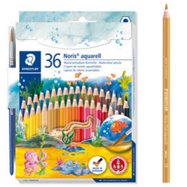 Pastelli Noris aquarell 144 - Staedtler - astuccio 36 pezzi Pastelli Noris aquarell 144 - Staedtler - astuccio 36 pezzi