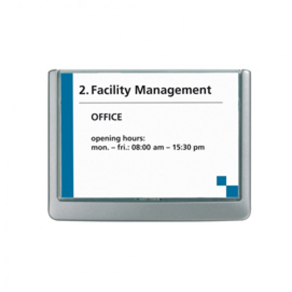 Targa per porte/pareti Click Sign - 14,9x10,6 cm - Durable Targa per porte/pareti Click Sign - 14,9x10,6 cm - Durable