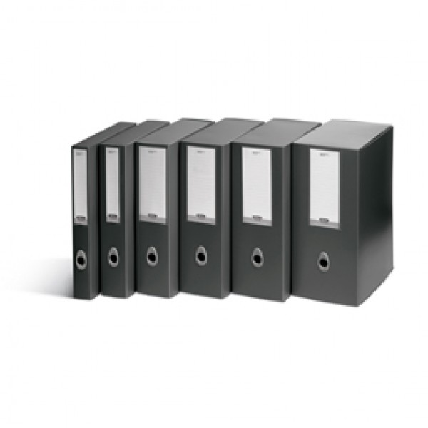 Scatola progetto Plus Vip - 34,5x24,5 cm - dorso 8 cm - grigio antracite - Fellowes Scatola progetto Plus Vip - 34,5x24,5 cm - dorso 8 cm - grigio antracite - Fellowes