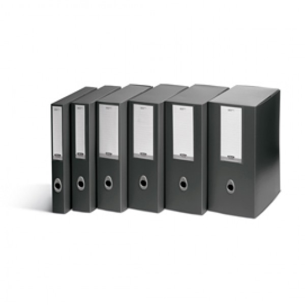 Scatola progetto Plus Vip - 34,5x24,5 cm - dorso 10 cm - grigio antracite - Fellowes Scatola progetto Plus Vip - 34,5x24,5 cm - dorso 10 cm - grigio antracite - Fellowes