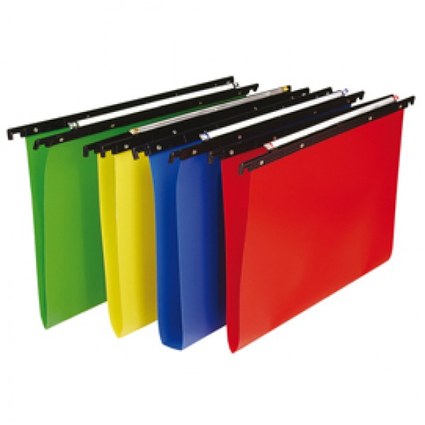 Cartella sospesa Cartesio PP - cassetto - PPL - interasse 39,5 cm - fondo V - 37 x 25 cm - colori assortiti - Bertesi Cartella sospesa Cartesio PP - cassetto - PPL - interasse 39,5 cm - fondo V - 37 x 25 cm - colori assortiti - Bertesi