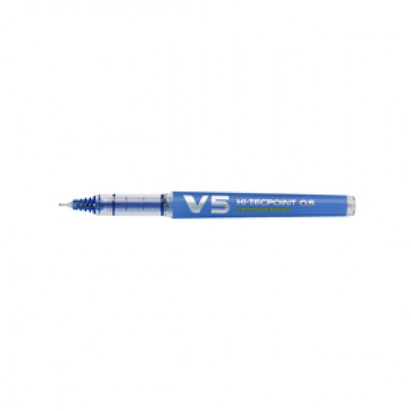 Roller Hi-Tecpoint V5 ricaricabile Begreen con cappuccio - punta 0,50mm - blu - Pilot Roller Hi-Tecpoint V5 ricaricabile Begreen con cappuccio - punta 0,50mm - blu - Pilot