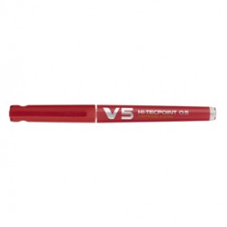 Roller Hi-Tecpoint V5 ricaricabile Begreen con cappuccio - punta 0,50mm - rosso - Pilot