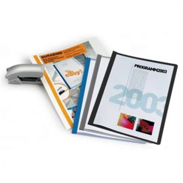 Cartellina per rilegatura Durabind - PVC - 21x29,7 cm - grigio - Durable Cartellina per rilegatura Durabind - PVC - 21x29,7 cm - grigio - Durable