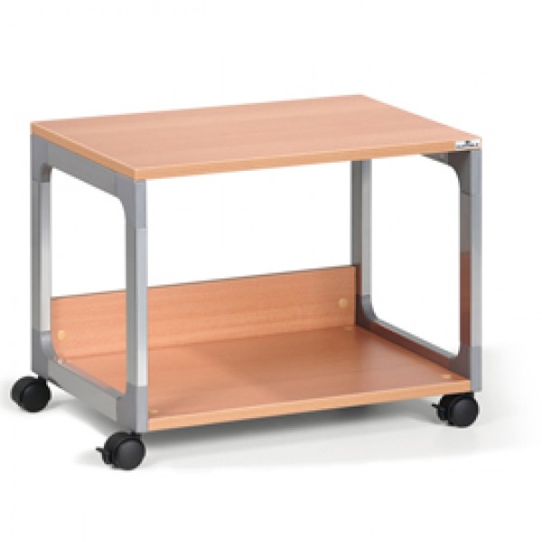 Mobile/carrello Multifunzione System 48 - con ruote - 2 ripiani - 60 x 43,2 x 47,7 cm - argento/faggio - Durable Mobile/carrello Multifunzione System 48 - con ruote - 2 ripiani - 60 x 43,2 x 47,7 cm - argento/faggio - Durable