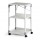 Carrello System - per videoproiettore - con ruote - 3 ripiani - 50,8 x 43,2 x 88,2 cm - grigio - Durable
