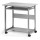Pc Workstation System 75 FH - con ruote - 3 ripiani - 75 x 53,4 x 77 cm - grigio - Durable