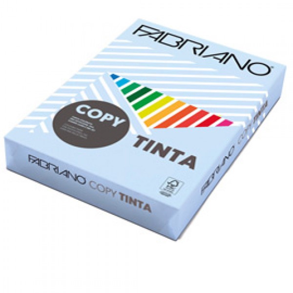 Carta Copy Tinta - A4 - 160 gr - colori tenui celeste - Fabriano - conf. 250 fogli Carta Copy Tinta - A4 - 160 gr - colori tenui celeste - Fabriano - conf. 250 fogli