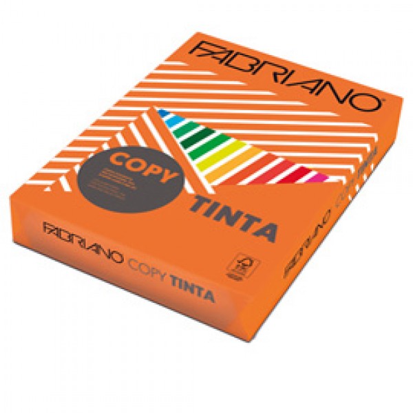 Carta Copy Tinta - A3 - 160 gr - colori forti arancio - Fabriano - conf. 125 fogli Carta Copy Tinta - A3 - 160 gr - colori forti arancio - Fabriano - conf. 125 fogli