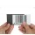 Portaetichette magnetico - 40x75 mm - grigio - Markin - conf. 20 pezzi
