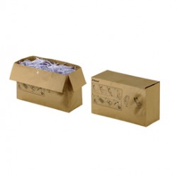 Sacchi per distruggidocumenti - fino a 32 L - carta riciclata - Rexel - conf. 20 pezzi