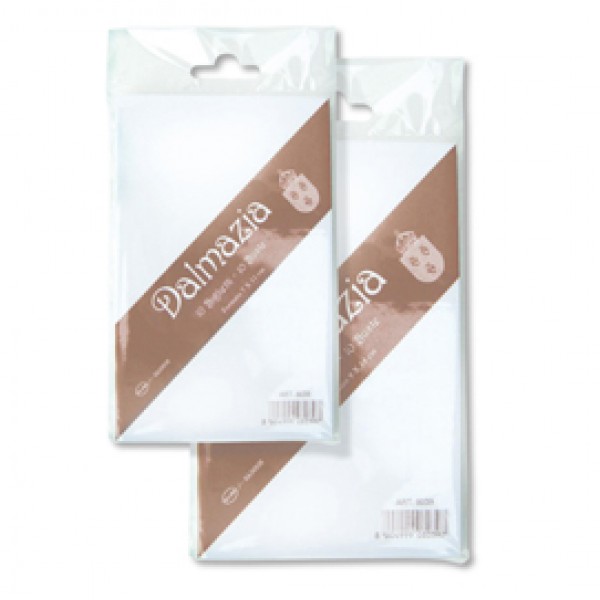 Taschetta 10 biglietti + 10 buste - Dalmazia - bianco - 90 x 140 mm - Rex Sadoch Taschetta 10 biglietti + 10 buste - Dalmazia - bianco - 90 x 140 mm - Rex Sadoch