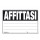 Cartello Affittasi - 24 x 33cm - colori assortiti - Edipro