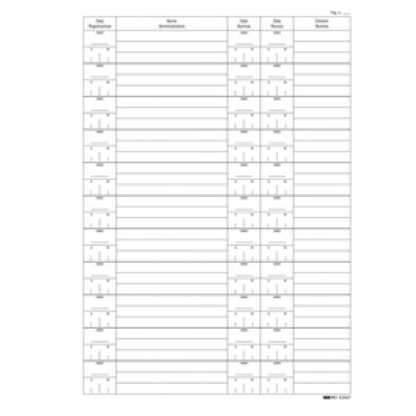 Registro nomina/revoca amministratore - 297 x 210mm - 16 fogli - Edipro Registro nomina/revoca amministratore - 297 x 210mm - 16 fogli - Edipro