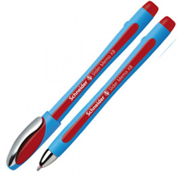 Penna a sfera Slider Memo - punta XB - rosso - Schneider Penna a sfera Slider Memo - punta XB - rosso - Schneider