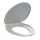 Sedile per WC - universale - PPL - distanza fori da 8,5 a 17,5 cm - bianco - Durable