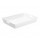 Vassoio multiuso Living Box - 37,5 x 26,6 cm - altezza 6 cm - bianco - Rotho