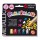Tempera solida in stick Playcolor - 10gr - colori assortiti - Instant - astuccio 6 stick metal