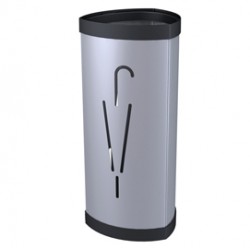 Portaombrelli - diametro 26 cm - H 60 cm - metallo - silver - Alba