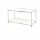 Libreria Easy System - 2 ripiani - acciaio cromato - 80x40x40,5 cm - bianco - Serena Group
